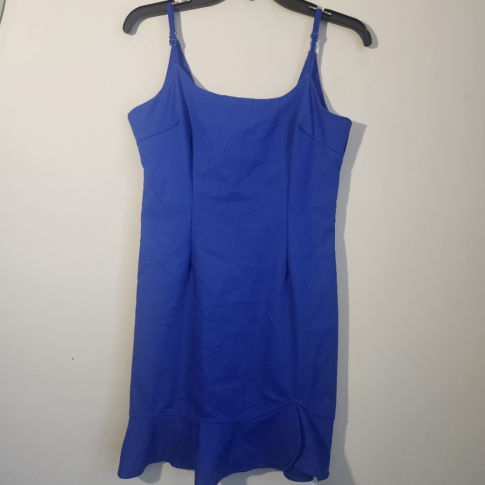 by the way. Vibrant Blue Mini Dress